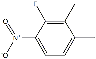 2-Fluoro-3,4-dimethyl-1-nitrobenzene Structure