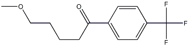 5-methoxy-1-(4-thifluoromethylphenyl)Pentanone Struktur