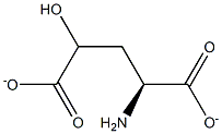 (2S)-2-amino-4-hydroxypentanedioate Struktur