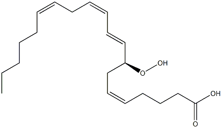 (5Z,8S,9E,11Z,14Z)-8-hydroperoxyicosa-5,9,11,14-tetraenoic acid Structure