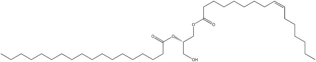 1-(9Z-hexadecenoyl)-2-octadecanoyl-sn-glycerol|