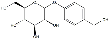 4-glucopyranosyloxybenzyl alcohol Structure
