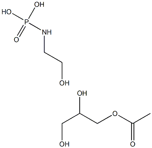 acetyl glyceryl ether phosphorylethanolamine Structure