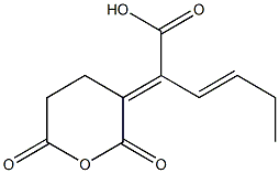 octa-3,5-diene-1,3,4-tricarboxylic acid anhydride 结构式