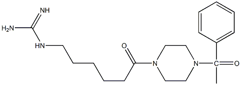 1-phenylacetyl-4-(6-guanidohexanoyl)piperazine