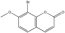 8-BROMO-7-METHOXYCOUMARIN Structure