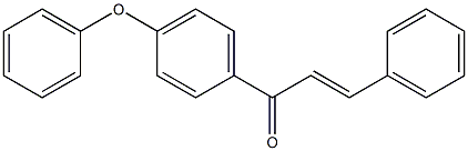 4′-フェノキシカルコン 化学構造式