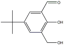 5-TERT-BUTYL-3-METHYLOL-SALICYL-ALDEHYDE Structure