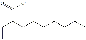 2-HEPTYLBUTYRATE 结构式