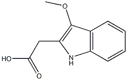 METHOXYINDOLEACETICACID Struktur