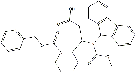  2-[2-carboxy-1-(9h-fluoren-9-ylmethoxycarbonylamino)-ethyl]-piperidine-1-carboxylic acid benzyl ester