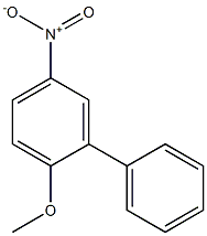 2-Methoxy-5-nitrobiphenyl Struktur