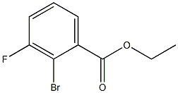 2-BROMO-3-FLUOROBENZOIC ACID ETHYL ESTER Structure