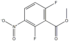 2,6-DIFLUORO-3-NITROBENZOICACID METHYL ESTER Struktur