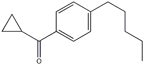 CYCLOPROPYL(4-PENTYLPHENYL)METHANONE 结构式