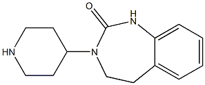 3-PIPERIDIN-4-YL-1,3,4,5-TETRAHYDRO-2H-1,3-BENZODIAZEPIN-2-ONE Structure