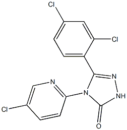 4-(5-CHLORO-PYRIDIN-2-YL)-5-(2,4-DICHLORO-PHENYL)-2,4-DIHYDRO-[1,2,4]TRIAZOL-3-ONE