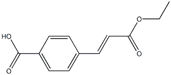4-[(1E)-3-ETHOXY-3-OXOPROP-1-EN-1-YL]BENZOIC ACID Struktur