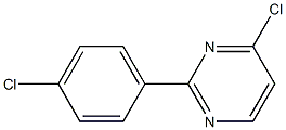 4-CHLORO-2-(4-CHLOROPHENYL)PYRIMIDINE Structure