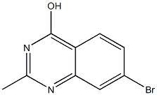 7-BROMO-2-METHYLQUINAZOLIN-4-OL 结构式