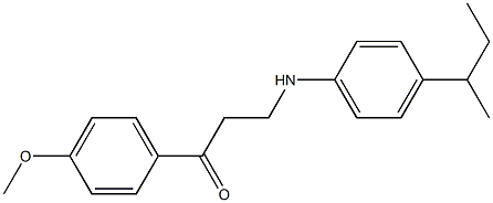 3-[4-(sec-butyl)anilino]-1-(4-methoxyphenyl)-1-propanone