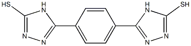 5-[4-(5-mercapto-4H-1,2,4-triazol-3-yl)phenyl]-4H-1,2,4-triazole-3-thiol Structure