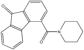 4-(piperidinocarbonyl)-9H-fluoren-9-one Structure