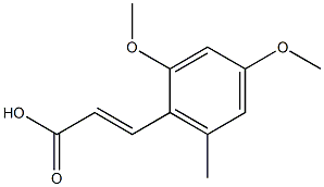 (E)-3-(2,4-dimethoxy-6-methylphenyl)acrylic acid