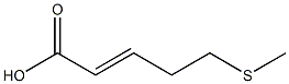 (E)-5-(methylthio)pent-2-enoic acid