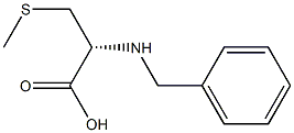 (R)-2-(benzylamino)-3-(methylthio)propanoic acid Structure
