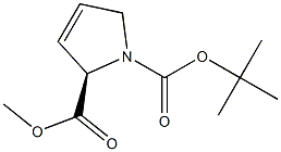 (R)-2,5-DIHYDRO-PYRROLE-1,2-DICARBOXYLIC ACID 1-TERT-BUTYL ESTER 2-METHYL ESTER Structure