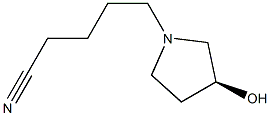 (S)-5-(3-hydroxypyrrolidin-1-yl)pentanenitrile Structure