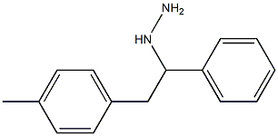 1-(1-phenyl-2-p-tolylethyl)hydrazine Structure