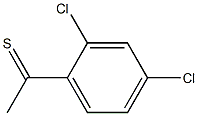 1-(2,4-dichlorophenyl)ethanethione Struktur