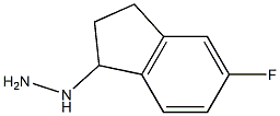 1-(5-fluoro-2,3-dihydro-1H-inden-1-yl)hydrazine Struktur