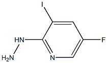1-(5-fluoro-3-iodopyridin-2-yl)hydrazine Structure