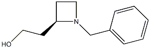 2-((R)-1-benzylazetidin-2-yl)ethanol Struktur