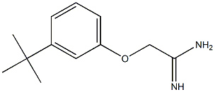 2-(3-tert-butylphenoxy)acetamidine 结构式