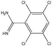 2,3,5,6-tetrachlorobenzamidine Struktur