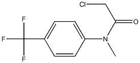 2-chloro-N-(4-(trifluoromethyl)phenyl)-N-methylacetamide Structure