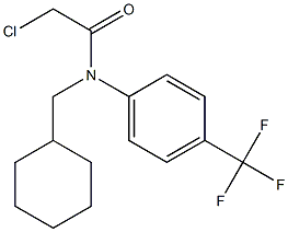 2-chloro-N-(cyclohexylmethyl)-N-(4-(trifluoromethyl)pheny)acetamide Structure