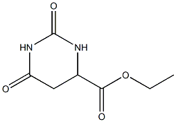 ethyl hexahydro-2,6-dioxopyrimidine-4-carboxylate Structure