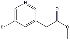 methyl 2-(5-bromopyridin-3-yl)acetate Structure