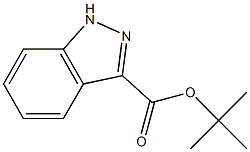 tert-butyl 1H-indazole-3-carboxylate 化学構造式