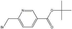 tert-butyl 6-(bromomethyl)pyridine-3-carboxylate Structure