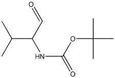 tert-butyl-1-formyl-2-methylpropylcarbamate Struktur
