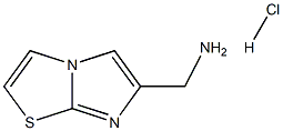 1-Imidazo[2,1-b][1,3]thiazol-6-ylmethanaminehydrochloride Struktur