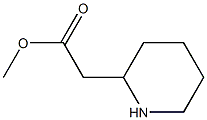 Methyl piperidin-2-ylacetate 化学構造式