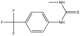 1-Methyl-3-(4-trifluoromethyl-phenyl)-thiourea 化学構造式