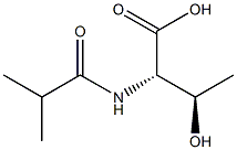 (2S,3R)-3-hydroxy-2-(isobutyrylamino)butanoic acid Structure